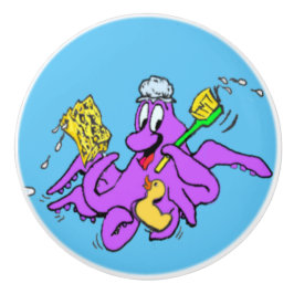 Anpassade av bäckenoktopus Ceramisk Drag Knopp