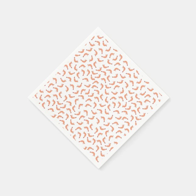 Anpassade av bläckräka inkl. färg pappersservett (Hörn)