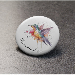 Anpassade av exotiskt färgat hummingbird flasköppnare