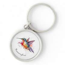 Anpassade av exotiskt färgat hummingbird