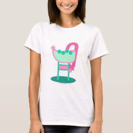 Anpassade av Neon Retro-femties-tecken för Middag T-shirt