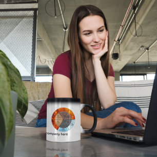 anpassade av trigram och kinesiska klockor magisk mugg