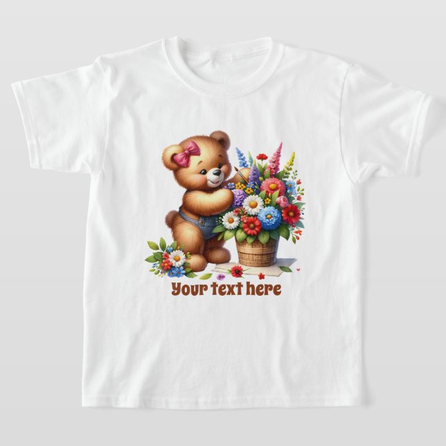 Anpassade av tuggflickor t shirt (Laydown)