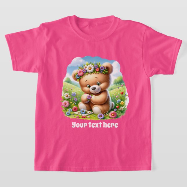 Anpassade av tuggflickor t shirt (Laydown)