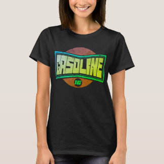 Anpassade av vintage av bensin och oljemotor t shirt