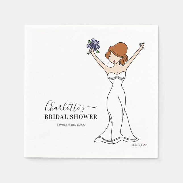 Anpassade Avatar-Möhippa | Hårda upp Pappersservett (Framsidan)