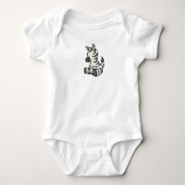Anpassade Baby Zebra T Shirt