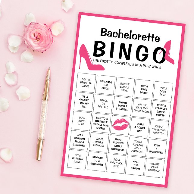 Anpassade Bachelorette Bingo-spelkort (Skapare uppladdad)