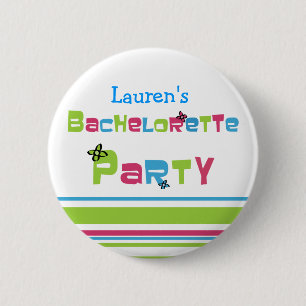 Anpassade Bachelorette Party Button Knapp
