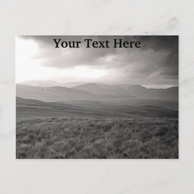 Anpassade backe i Perthshire Scotland Postcard Vykort (Framsida)