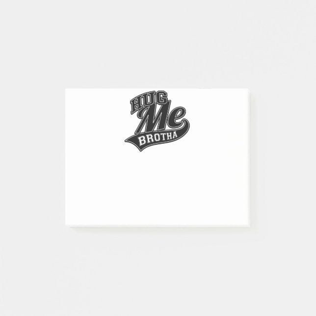 Anpassade Background Färg för Hug Me Post-it Block (Framsida)