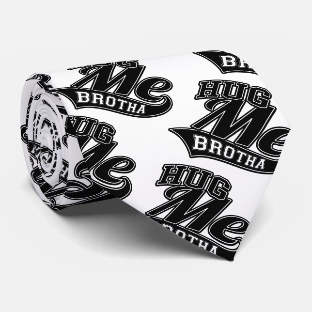 Anpassade Background Färg för Hug Me Slips (Rullad)