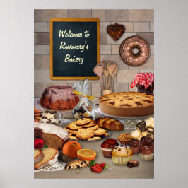 Anpassade Bakery Poster