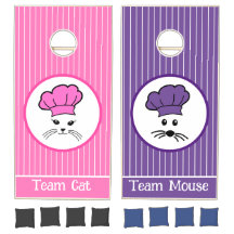 Anpassade Bakery Thned Cornhole Set