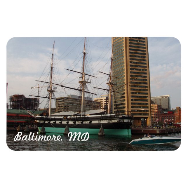Anpassade Baltimore Magnet (Horisontell)