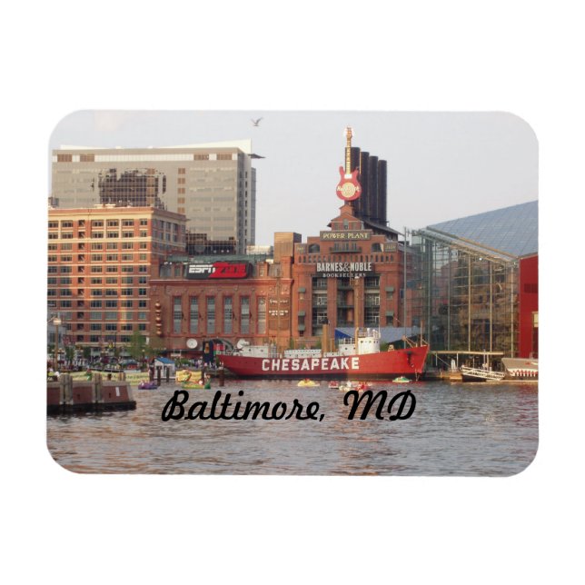 Anpassade Baltimore Magnet (Horisontell)