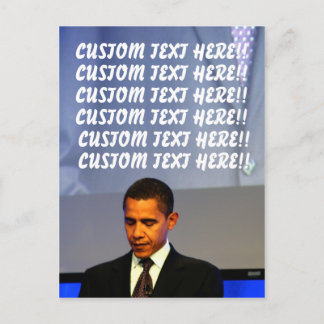 Anpassade Barack Obama vykort