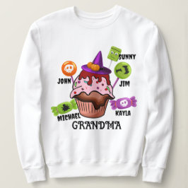 Anpassade Barn Halloween Candy Grandma T Shirt