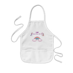 Anpassade Barn Unicorn Apron Barnförkläde