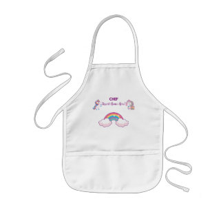Anpassade Barn Unicorn Apron Barnförkläde