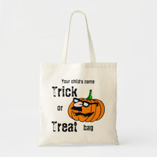 Anpassade Barnpumpkin Bus eller godis Tygkasse