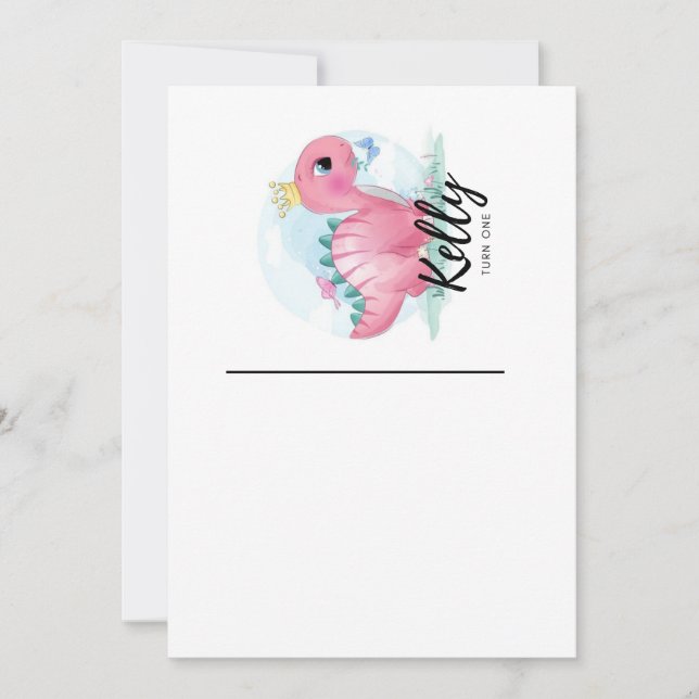 Anpassade Barns födelsedag-kort Spara Datumet (Framsida)