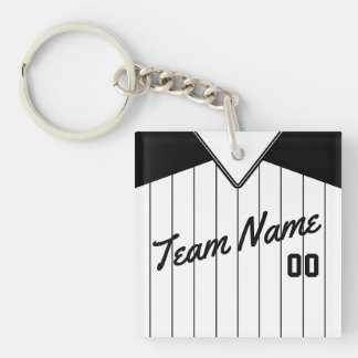 Anpassade Baseball Softball Jersey Nyckelring