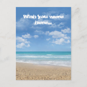 (Anpassade) Beach Vykort