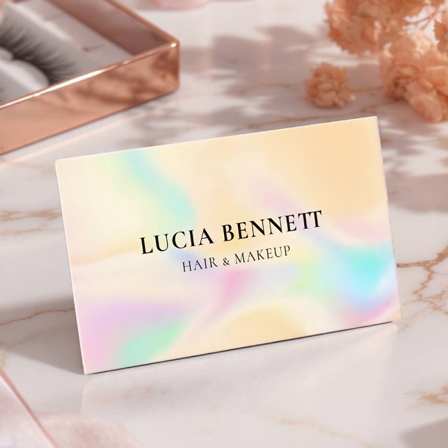 Anpassade Beauty Salon Card med lash & Glamo Visitkort (Customizable Business Card )