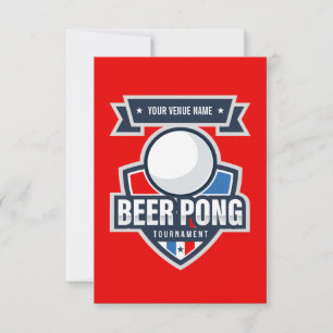 Anpassade Beer Pong-Logotyp