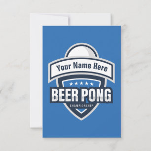 Anpassade Beer Pong-Logotypen