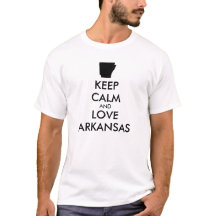 Anpassade BEHÅLLA LUGN och KÄRLEK ARKANSAS