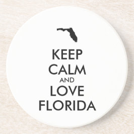 Anpassade BEHÅLLA LUGN och KÄRLEK FLORIDA Underlägg