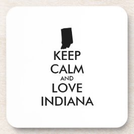 Anpassade BEHÅLLA LUGN och KÄRLEK INDIANA Underlägg