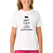 Anpassade BEHÅLLA LUGN och KÄRLEK MONTANA