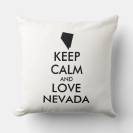 Anpassade BEHÅLLA LUGN och KÄRLEK NEVADA Kudde