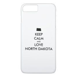 Anpassade BEHÅLLA LUGN och KÄRLEK NORTH DAKOTA