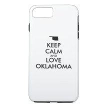 Anpassade BEHÅLLA LUGN och KÄRLEK OKLAHOMA