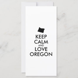 Anpassade BEHÅLLA LUGN och KÄRLEK OREGON