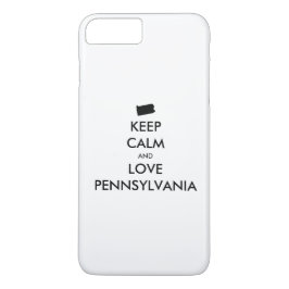 Anpassade BEHÅLLA LUGN och KÄRLEK PENNSYLVANIA