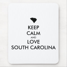 Anpassade BEHÅLLA LUGN och KÄRLEK SYDKOLINA Musmatta