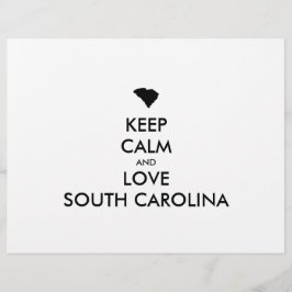 Anpassade BEHÅLLA LUGN och KÄRLEK SYDKOLINA Reklamblad