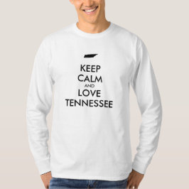 Anpassade BEHÅLLA LUGN och KÄRLEK TENNESSEE T Shirt