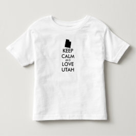 Anpassade BEHÅLLA LUGN och KÄRLEK UTAH T-shirt