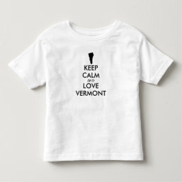Anpassade BEHÅLLA LUGN och KÄRLEK VERMONT Tee