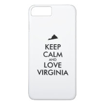 Anpassade BEHÅLLA LUGN och KÄRLEK VIRGINIA