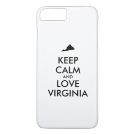 Anpassade BEHÅLLA LUGN och KÄRLEK VIRGINIA