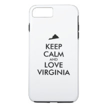 Anpassade BEHÅLLA LUGN och KÄRLEK VIRGINIA