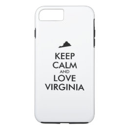 Anpassade BEHÅLLA LUGN och KÄRLEK VIRGINIA
