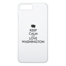 Anpassade BEHÅLLA LUGN och KÄRLEK WASHINGTON